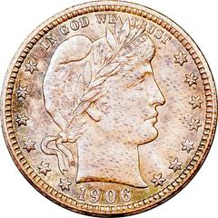 1906 D Coins Barber Quarter Prices