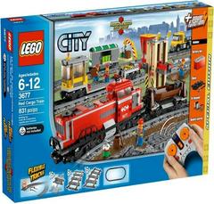 Red Cargo Train #3677 LEGO Town Prices