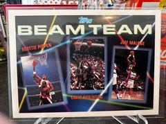 Jeff Malone, David Robinson, Scottie Pippen #6 Basketball Cards 1992 Topps Beam Team Prices