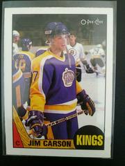 Jim Carson #92 Hockey Cards 1987 O-Pee-Chee Prices