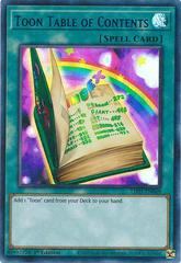 Toon Table of Contents [1st Edition] YuGiOh Legendary Duelists: Season 1 Prices