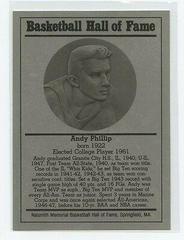 Andy Phillip Basketball Cards 1986 Hall of Fame Metallic Prices