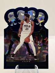 Joel Embiid [Crystal Blue] #1 Basketball Cards 2020 Panini Crown Royale Prices