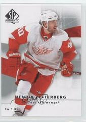 Henrik Zetterberg Hockey Cards 2008 SP Authentic Prices
