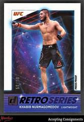 Khabib Nurmagomedov [Press Proof Purple] #9 Ufc Cards 2022 Panini Donruss UFC Retro Series Prices
