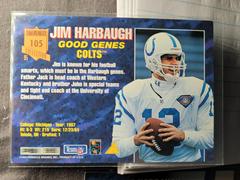 105 | Jim Harbaugh Football Cards 1995 Pinnacle Club Collection