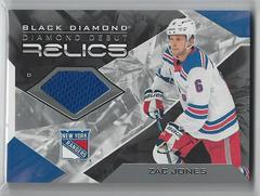 Zac Jones #DD-ZJ Hockey Cards 2021 Upper Deck Black Diamond Debut Relics Prices