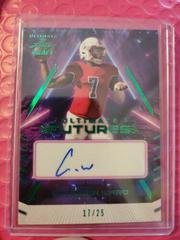 Cameron Ward #UF-CW1 Football Cards 2022 Leaf Ultimate Draft Futures Autographs Prices