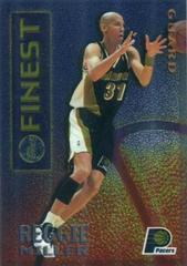 Reggie Miller [Borderless/Silver] #M14 Basketball Cards 1995 Finest Mystery Prices