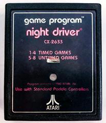 Cartridge [Pink Text Variant] | Night Driver [Text Label] Atari 2600