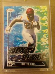 Breece Hall #77 Football Cards 2022 Sage Hit Next Level Signatures Prices