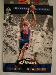 Derrick coleman #S2 Basketball Cards 1994 Collector's Choice You Crash the Game Rookie Scoring Prices