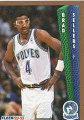 Brad Sellers #382 Basketball Cards 1992 Fleer Prices