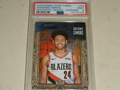 Anfernee Simons [Rookie Sapphire] #33 Basketball Cards 2018 Panini Court Kings Portraits Prices