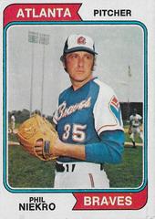 Phil Niekro #29 Baseball Cards 1974 Topps Prices