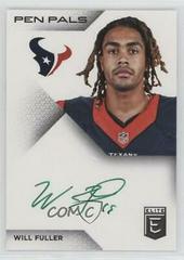 Will Fuller [Green Ink] #PP-WF Football Cards 2016 Panini Donruss Elite Pen Pals Autographs Prices