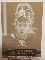 Semyon Varlamov [Black & White] #P-3 Hockey Cards 2021 Upper Deck UD Portraits Prices