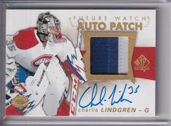 Charlie Lindgren [Limited Patch Autograph] Hockey Cards 2016 SP Authentic Prices
