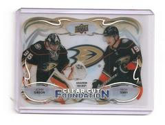John Gibson, Troy Terry Hockey Cards 2022 Upper Deck Clear Cut Foundations Prices