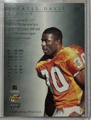 Back Of Card | Terrell Davis Football Cards 1996 Playoff Trophy Contenders