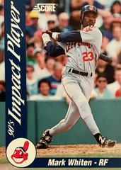 Mark Whiten #15 Baseball Cards 1992 Score Impact Players Prices
