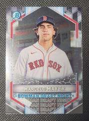 Marcelo Mayer Baseball Cards 2021 Bowman Draft Night Prices