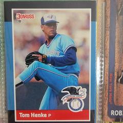 Tom Henke #28 Baseball Cards 1988 Panini Donruss All Stars Prices