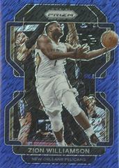 Zion Williamson [Blue Shimmer] Basketball Cards 2021 Panini Prizm Prices