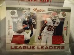 Arian foster/Dwayne bowe [league leaders][patch] #13 Football Cards 2011 Panini Prestige Prices