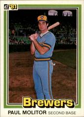 Paul Molitor #203 Baseball Cards 1981 Donruss Prices