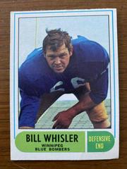 Bill Whisler Football Cards 1968 O Pee Chee CFL Prices