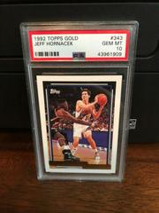 Jeff Hornacek #343 Basketball Cards 1992 Topps Gold Prices
