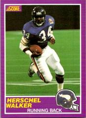 Herschel Walker Football Cards 1989 Panini Score Supplemental Prices