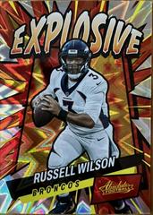 Russell Wilson #E14 Football Cards 2022 Panini Absolute Explosive Prices