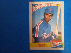 Cecil Espy Baseball Cards 1989 Bazooka Prices