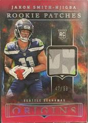 Jaxon Smith Njigba [Red] #RP-JSN Football Cards 2023 Panini Origins Rookie Patches Prices