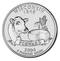 2004 D [EXTRA LEAF LOW WISCONSIN] Coins State Quarter Prices