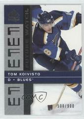 Tom Koivisto #157 Hockey Cards 2002 SP Authentic Prices
