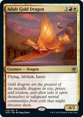 Adult Gold Dragon #216 Magic Adventures in the Forgotten Realms Prices