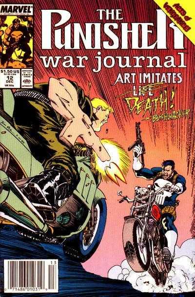 Punisher War Journal [Newsstand] #12 (1989) Comic Books Punisher War Journal