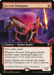 Fervent Champion [Extended Art Foil] Magic Throne of Eldraine Prices
