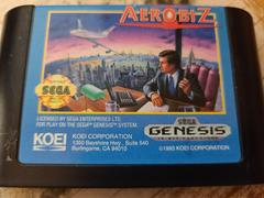 Cartridge (Front) | Aerobiz Sega Genesis