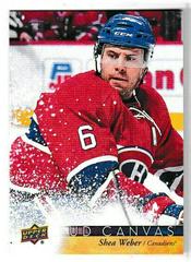 Shea Weber #C46 Hockey Cards 2017 Upper Deck Canvas Prices