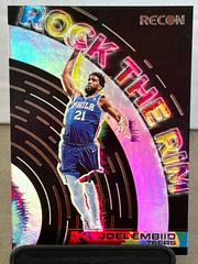Joel Embiid Basketball Cards 2021 Panini Recon Rock the Rim Prices