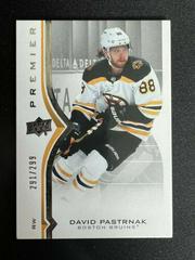 David Pastrnak #12 Hockey Cards 2020 Upper Deck Premier Prices