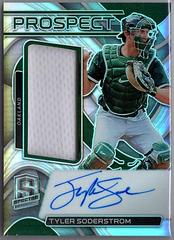 Tyler Soderstrom #PJA-TS Baseball Cards 2022 Panini Chronicles Spectra Prospect Jersey Autographs Prices