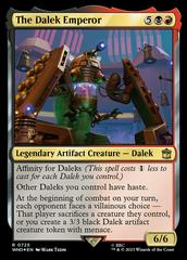 The Dalek Emperor [Foil] Magic Doctor Who Prices