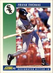 Frank Thomas #505 Baseball Cards 1992 Score Prices