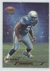 Anthony Simmons [Bronze] #92 Football Cards 1998 Topps Stars Prices