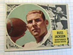 Russ Jackson Football Cards 1960 Topps CFL Prices